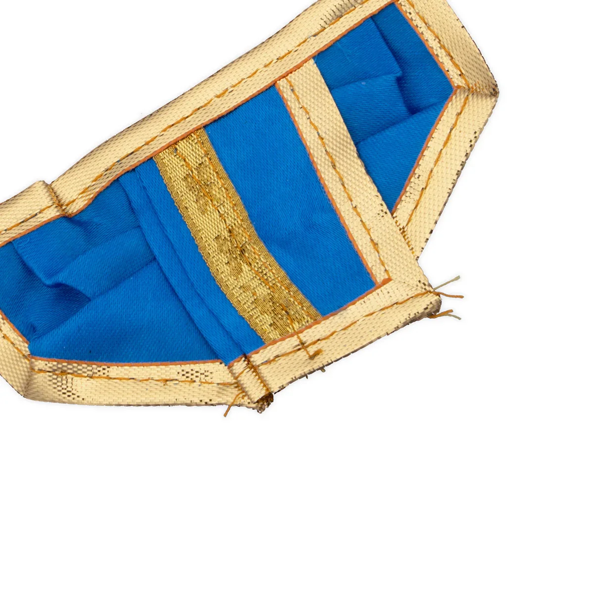 Panchakacham - 2 x 3 Inches | Satin with Jari Border Dhoti/ Panchagajam for Deity/ Assorted Colour - Image 6