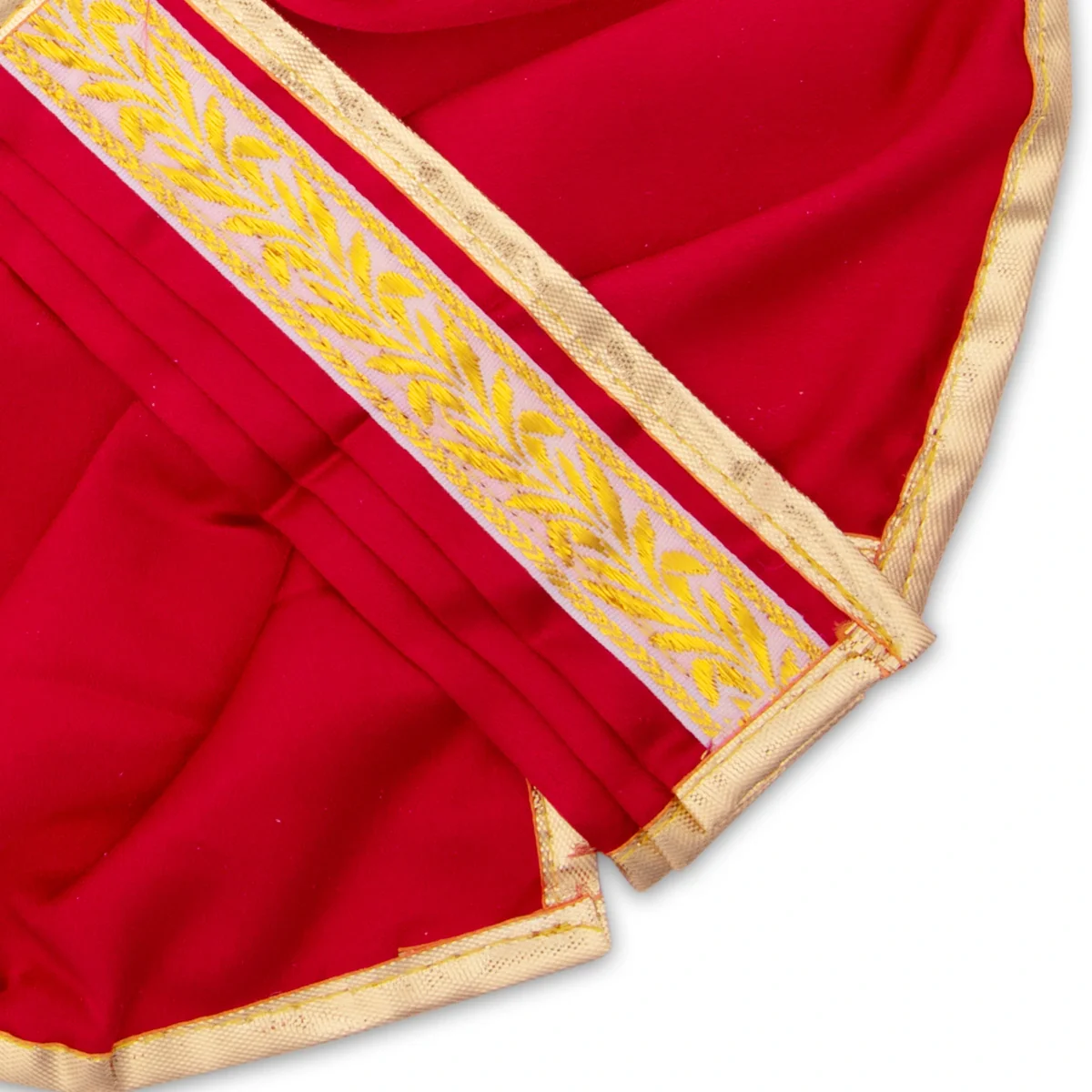Panchakacham - 6 Inches | Satin with Zari Border Dhoti/ Panchagajam for Deity/ Assorted Colour - Image 10