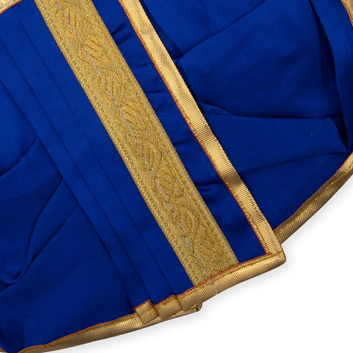 Panchakacham - 6 x 8 Inches | Dhoti/ Satin with Jari Border Panchagajam for Deity - Image 9