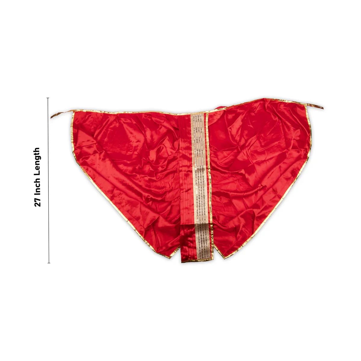 Panchakacham | Satin with Jari Border Dhoti/ Panchagajam for Deity/ Assorted Colour - Image 7