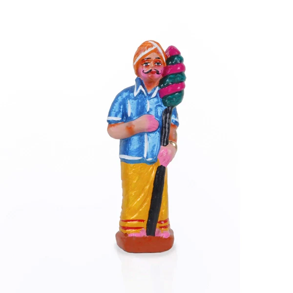 Panchumittai Clay Golu Bommai Set - 7.5 x 3 Inches | Giri Golu Doll/ Navaratri Golu Bomma/Gombe/Bommai - Image 13