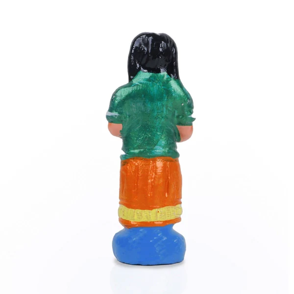 Panchumittai Clay Golu Bommai Set - 7.5 x 3 Inches | Giri Golu Doll/ Navaratri Golu Bomma/Gombe/Bommai - Image 5