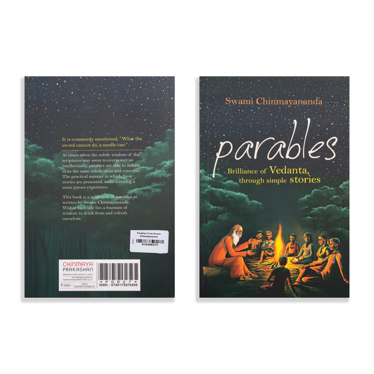 Parables Brilliance Of Vedanta, Through Simple Stories - English | by Swami Chinmayananda/ Hindu Spiritual Book - Image 2
