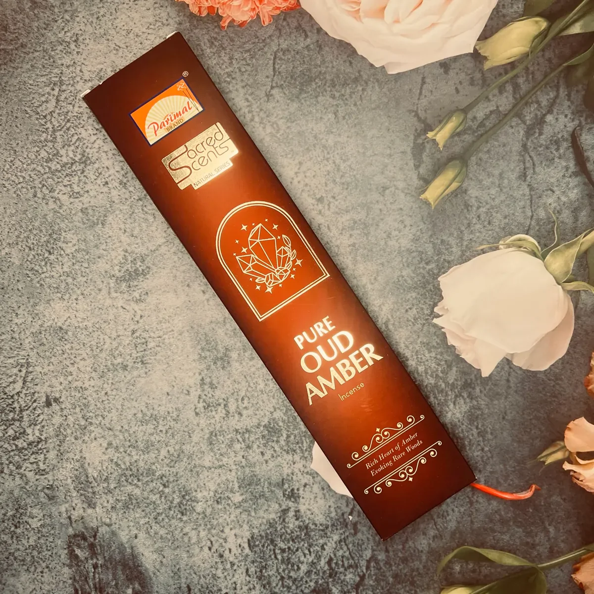 Parimal Pure Oud Amber Incense Sticks | Agarbatti/ Sacred Scents Agarbathi for Pooja - Image 2