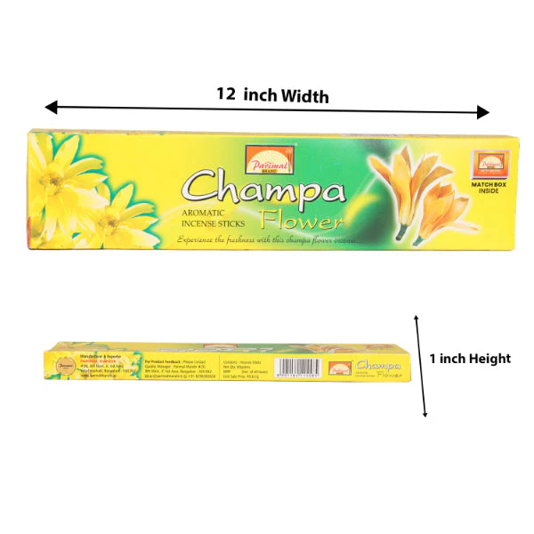 Parimal Champa Flower Aromatic Incense Sticks - 90 Gms | Agarbathi/ Agarbatti/ Scent Sticks For Pooja - Image 2