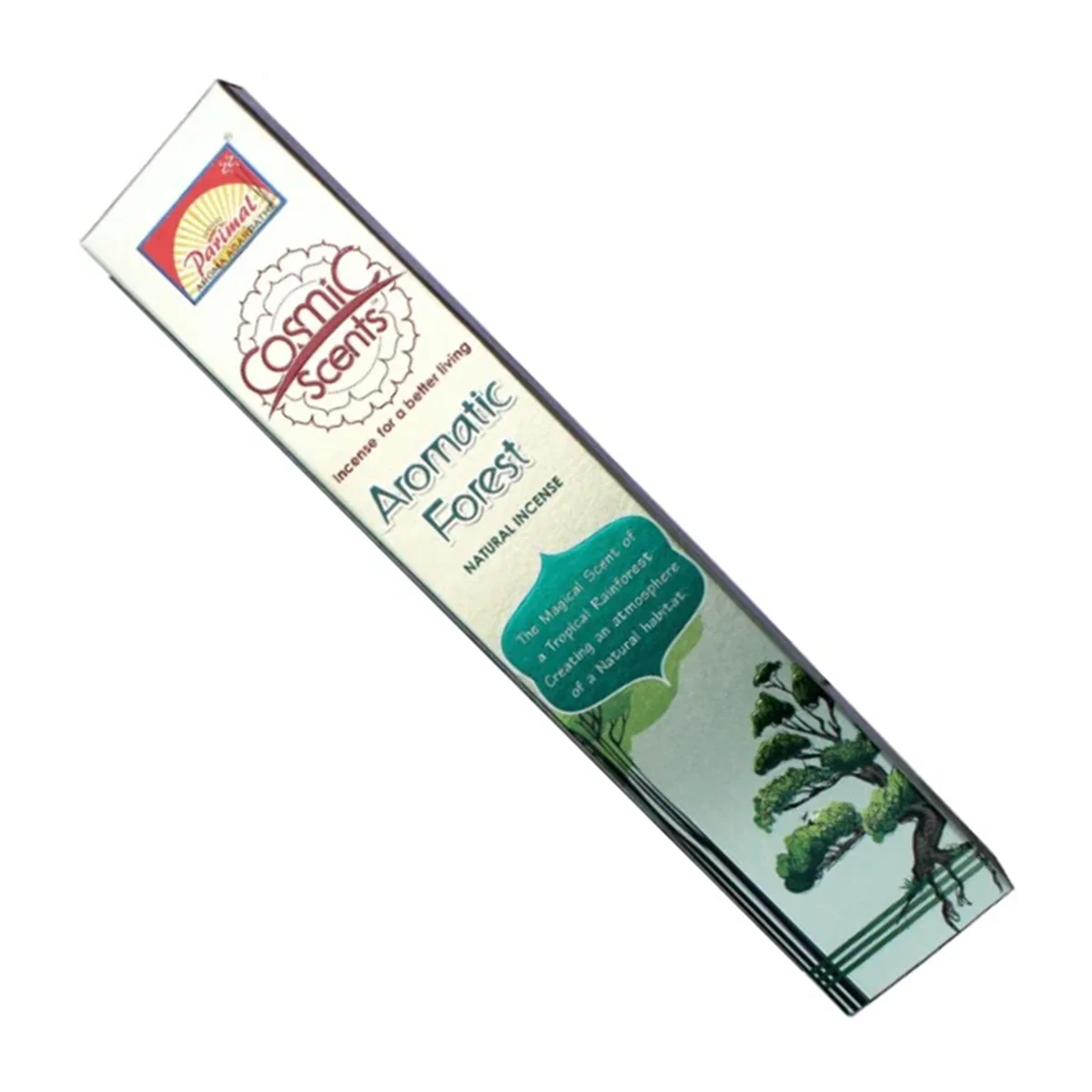 Parimal Cosmic Scents Aromatic Forest Natural Incense Sticks - 16 Gms | Agarbatti/ Agarbathi for Pooja