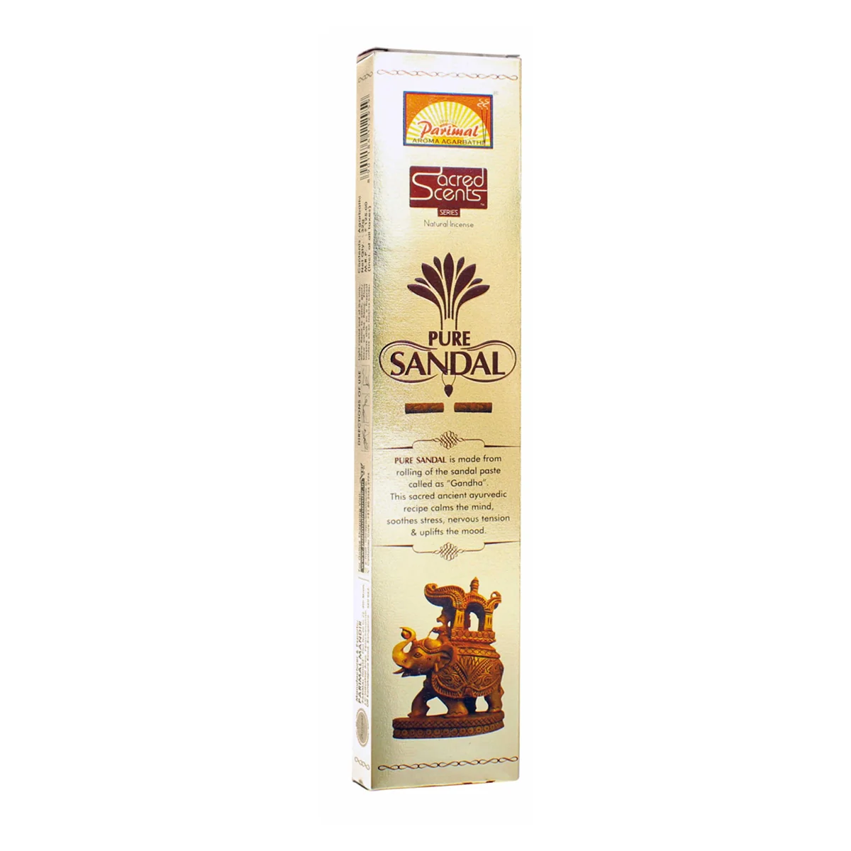 Parimal Pure Sandal Incense Sticks - 15 Gms | Sacred Scents Agarbatti/ Agarbathi for Pooja
