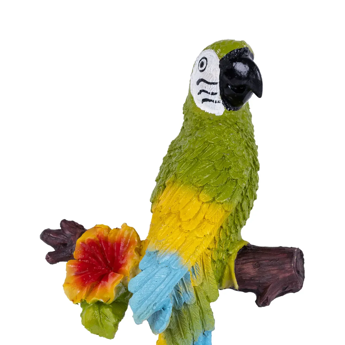 Parrot Statue Sitting On Tree Wall Hanging-11.25 X 6.75 Inch | Resin Parrot Figurine/Parrot Sculpture For Home - Image 4