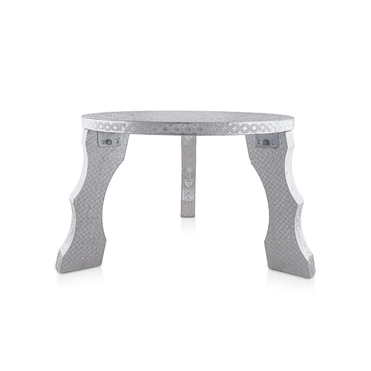 Patla - 9 x 14 Inches | Silver Polish Chowki/ Manai Palagai for Pooja