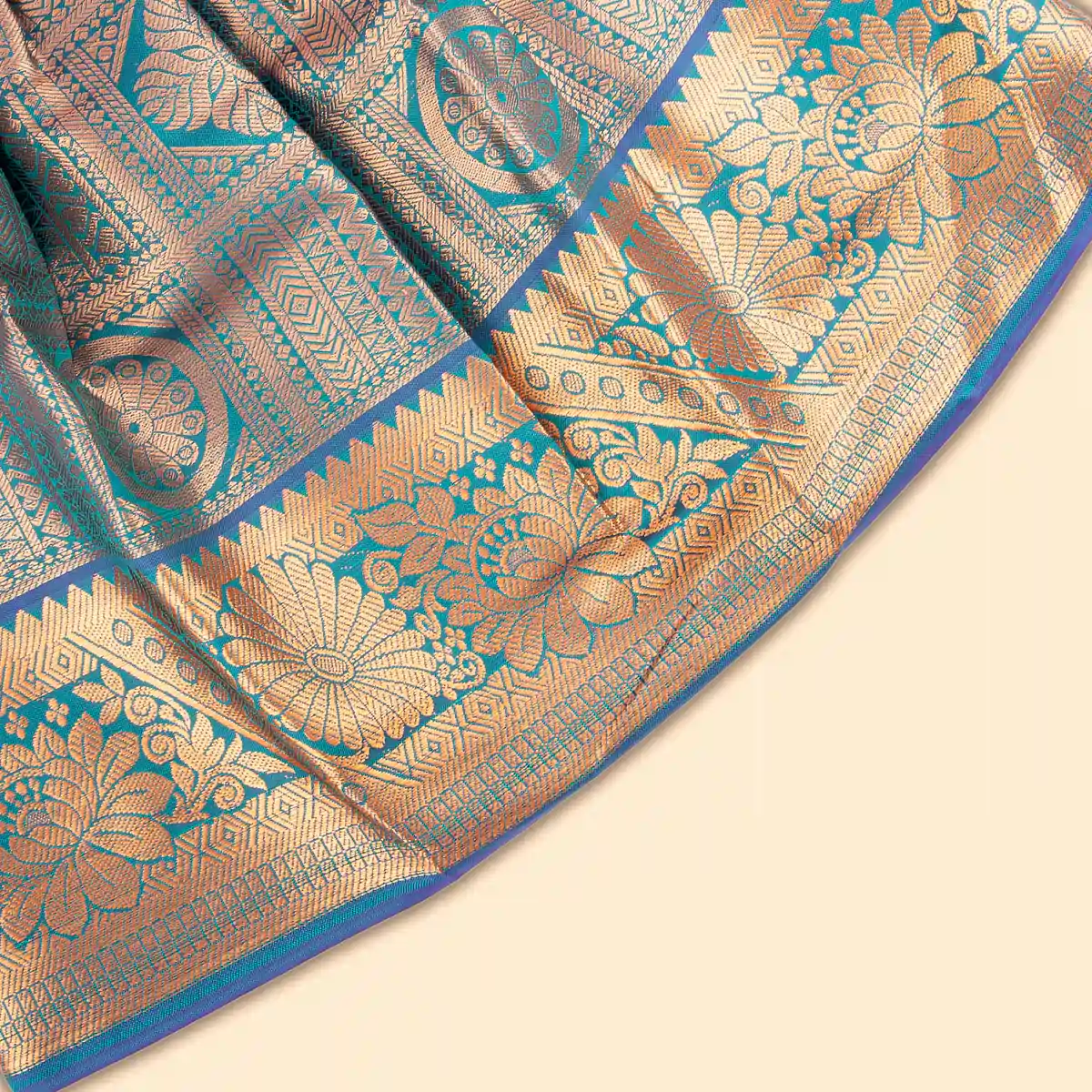 Pattu Frock | Size 0/ Kids Dress/ Pattu Gown/ Baby Girl Dress for Kids - Image 2