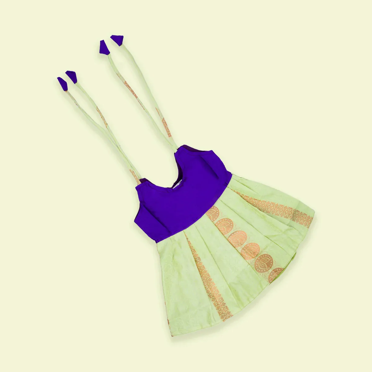 Pattu Frock | Size 0/ Pattu Gown/ Kids Dress/ Baby Girl Dress for Kids - Image 6