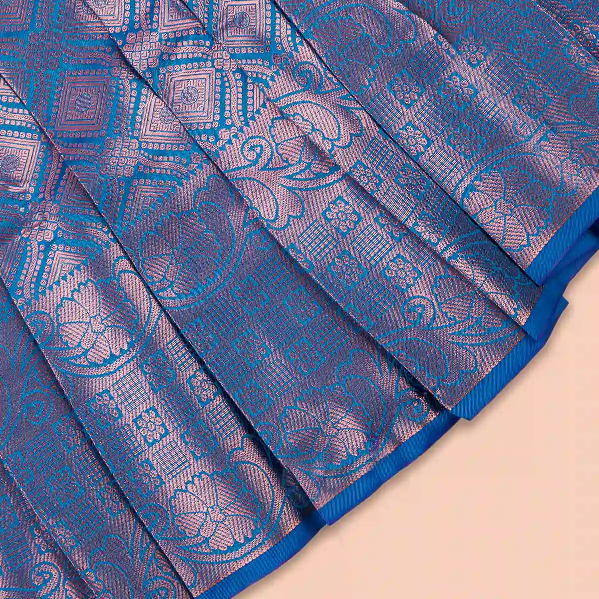Pattu Pavadai Sattai - 3 x 11 Inches | Size 0/ Traditional Dress/ Pattu Langa for Kids - Image 5