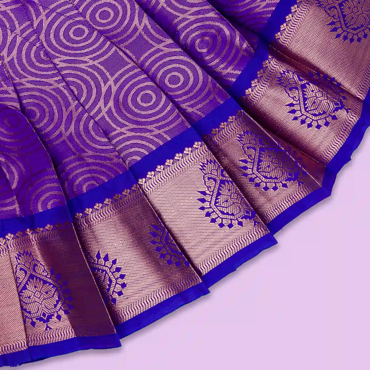 Pattu Pavadai Sattai - 3 x 11 Inches | Size 0/ Traditional Dress/ Pattu Langa for Kids - Image 6