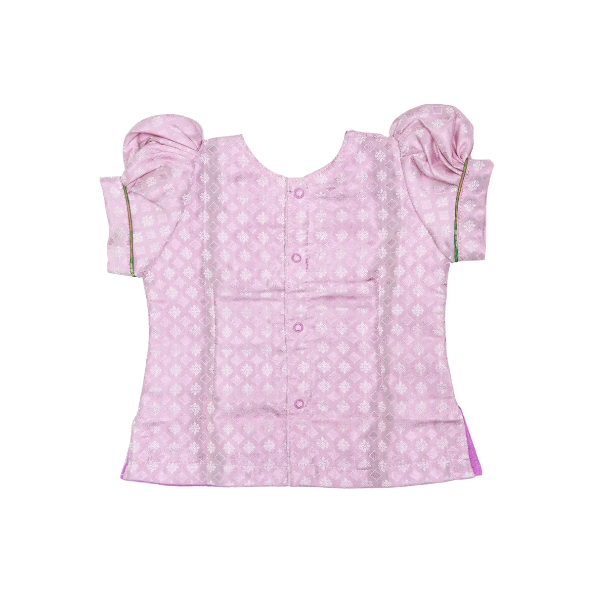 Pattu Pavadai Sattai Pair | Size 22 - 24/ Traditional Dress/ Skirt And Top For Baby Girls/ Assorted Colour - Image 7