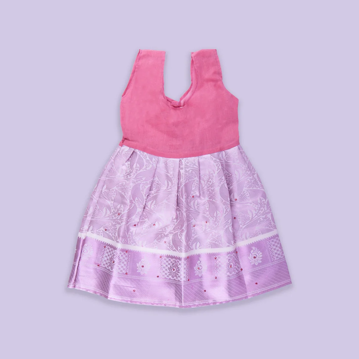 Pattu Pavadai Sattai | Size 14/ Traditional Dress/ Pattu Langa for Kids - Image 3