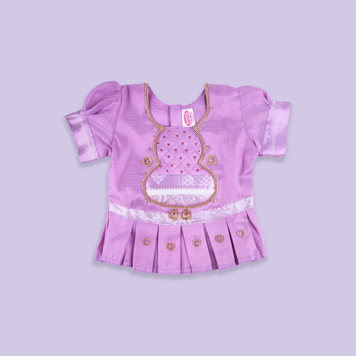 Pattu Pavadai Sattai | Size 14/ Traditional Dress/ Pattu Langa for Kids - Image 4