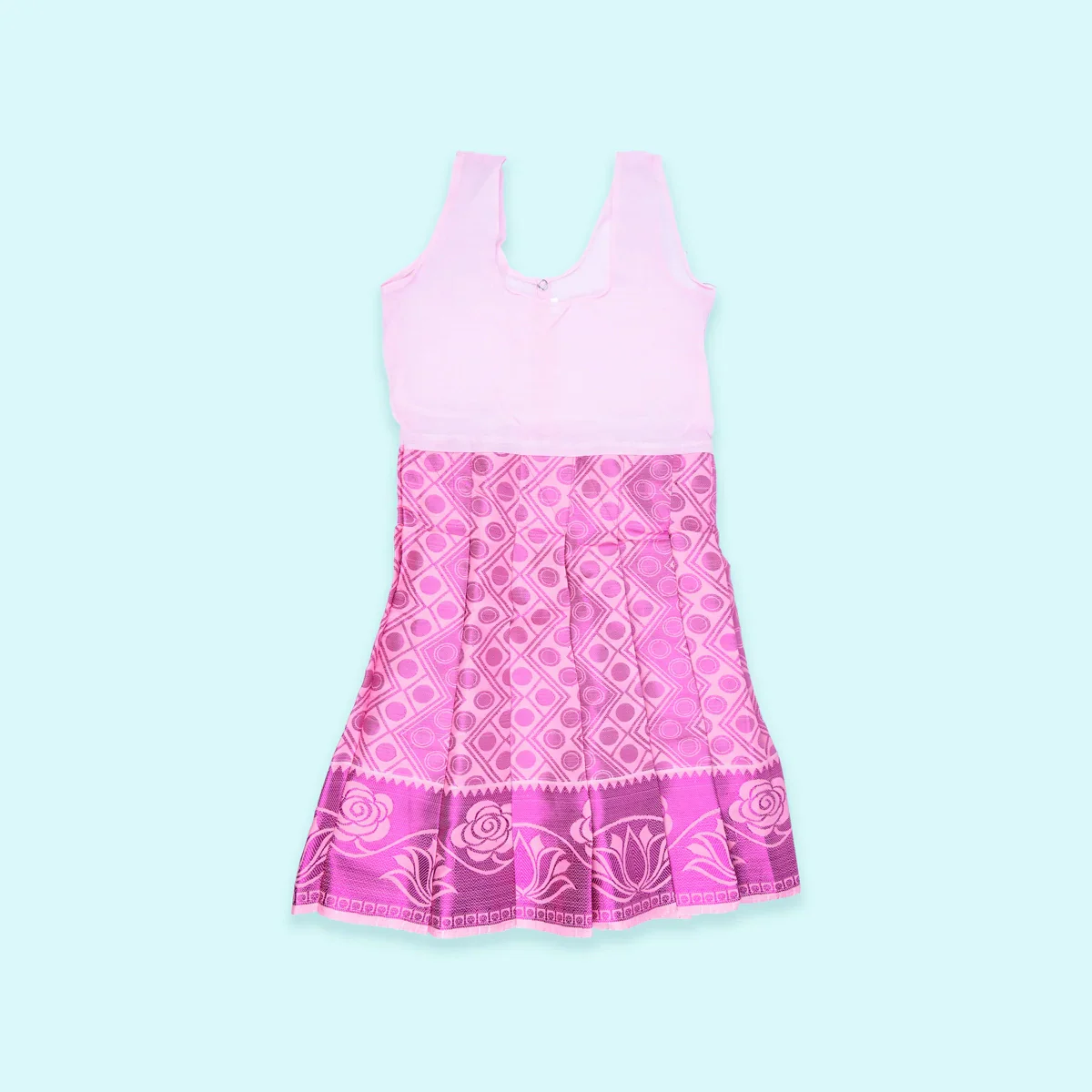 Pattu Pavadai Sattai | Size 3/ Traditional Dress/ Pattu Langa for Kids - Image 3
