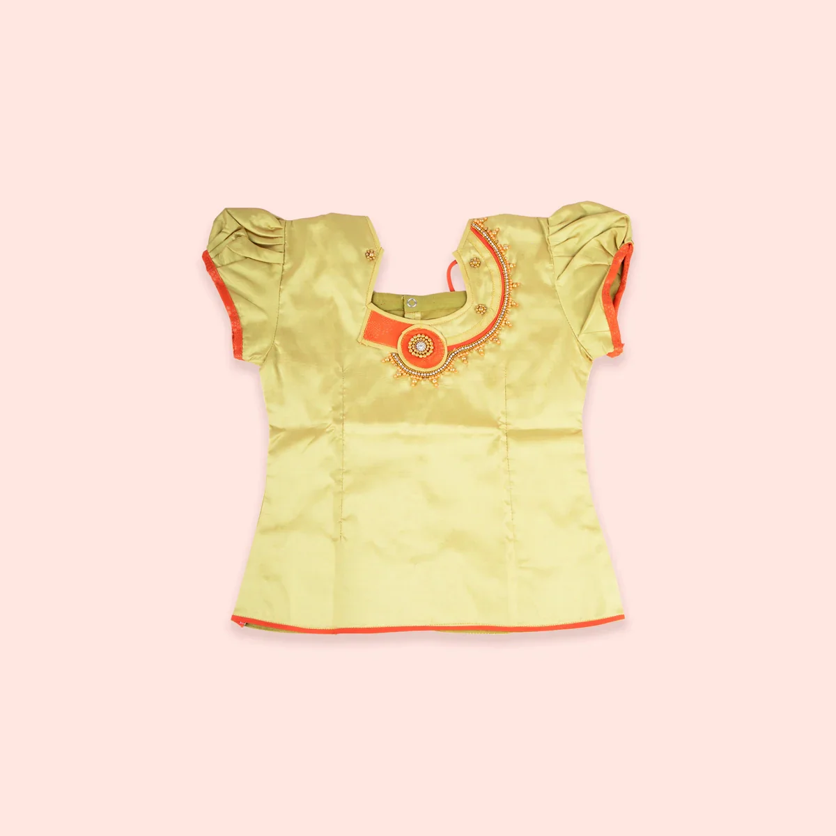 Pattu Pavadai Sattai | Size 5/ Traditional Dress/ Pattu Langa for Kids - Image 4