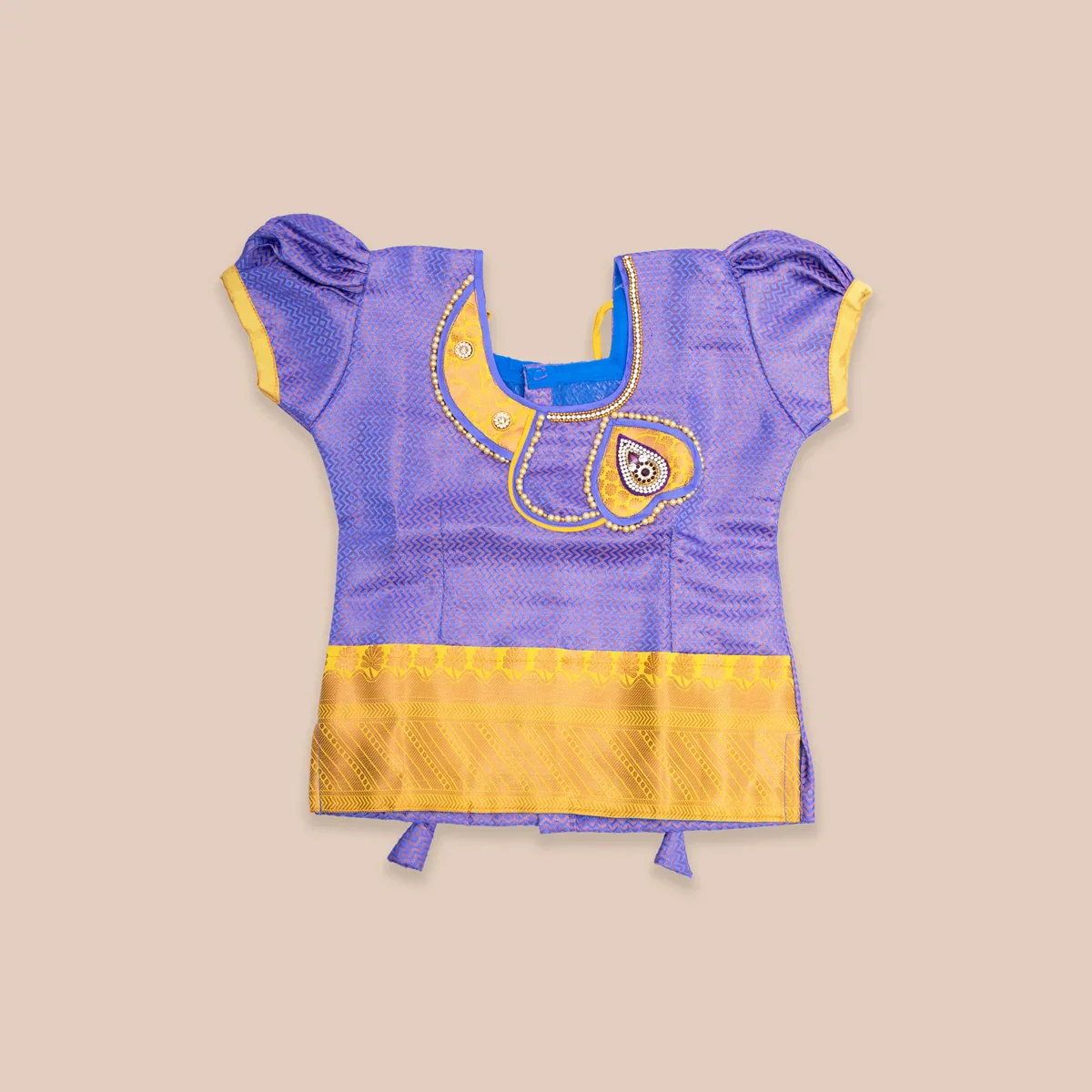 Pattu Pavadai Sattai | Size 2/ Traditional Dress/ Pattu Langa for Kids - Image 4