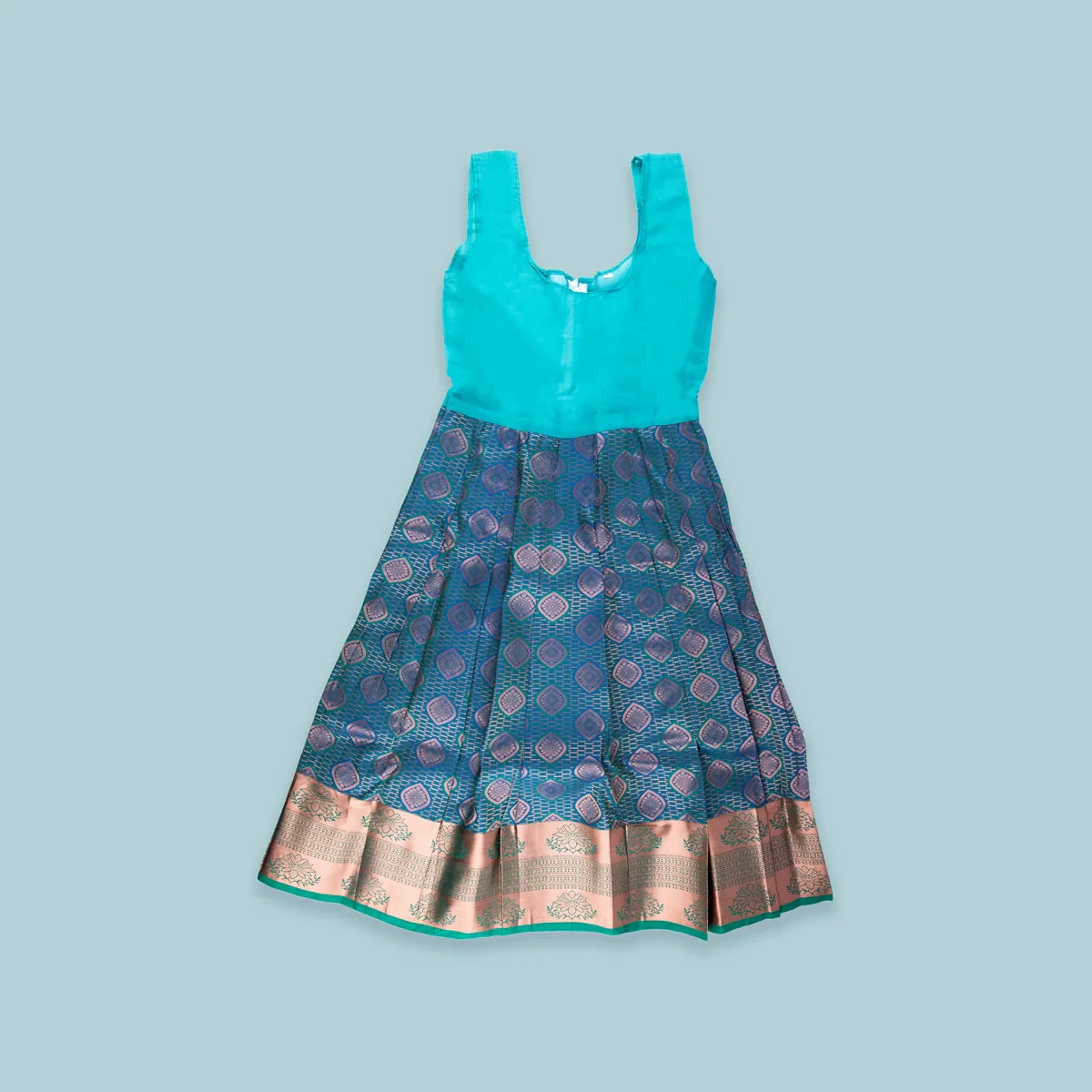 Pattu Pavadai Sattai | Size 7/ Traditional Dress/ Pattu Langa for Kids - Image 3