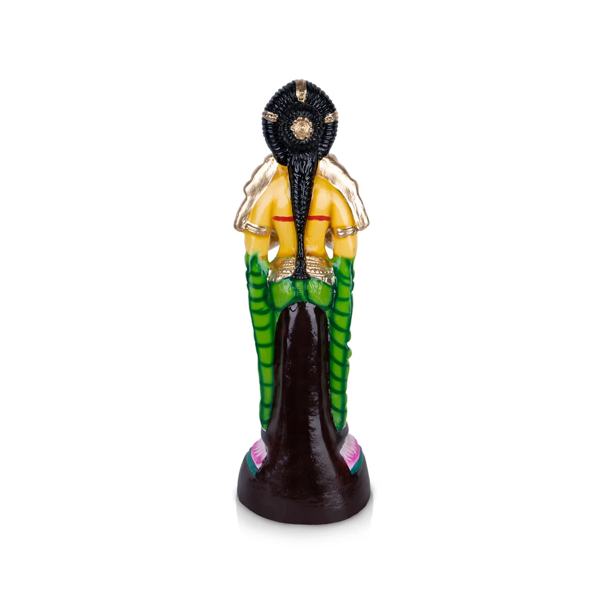 Pavai Vilakku Paper Mache Golu Bommai - 18 x 6 Inches | Giri Golu Doll/ Navaratri Golu Bomma/ Bommai/ Gombe - Image 4