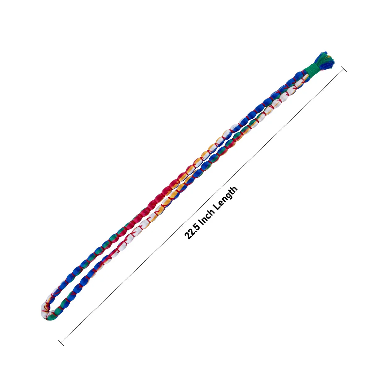 Pavitra Mala - 22.5 Inches | Multicolour Thread Garland for Deity Decor - Image 3