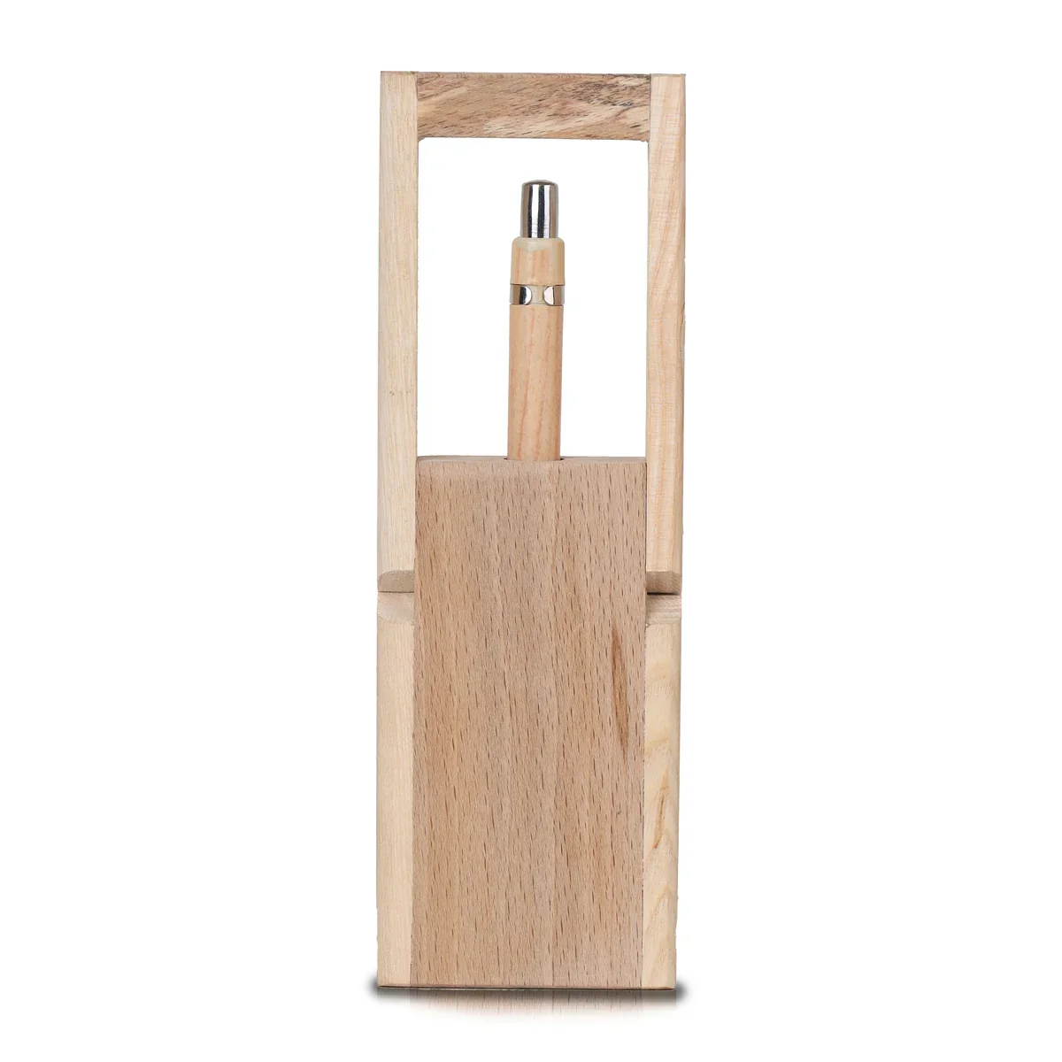 Pen Stand - 4 x 2.5 Inches | Wood Pen Stand/ Pen Holder for Desk - Image 3