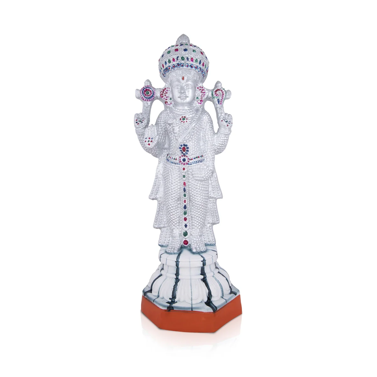 Perumal Muthangi Sevai Paper Mache Golu Bommai - 18 x 8 Inches | Giri Golu Doll/ Navaratri Golu Bomma/Gombe