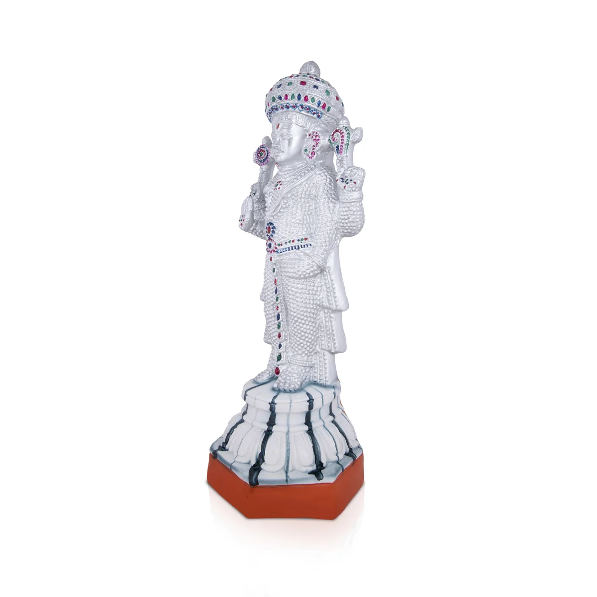 Perumal Muthangi Sevai Paper Mache Golu Bommai - 18 x 8 Inches | Giri Golu Doll/ Navaratri Golu Bomma/Gombe - Image 2