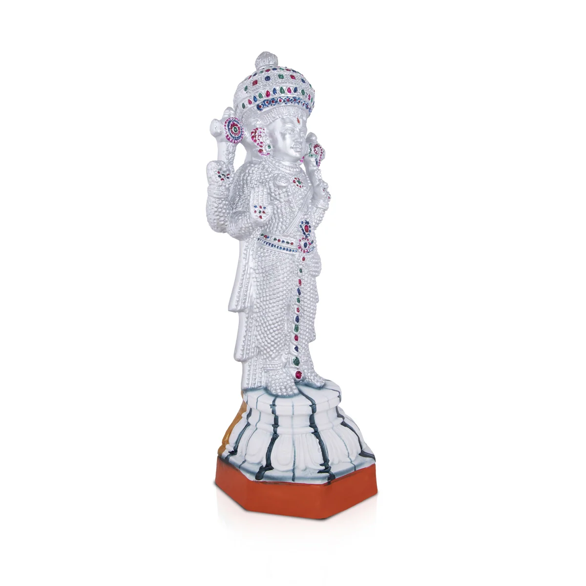 Perumal Muthangi Sevai Paper Mache Golu Bommai - 18 x 8 Inches | Giri Golu Doll/ Navaratri Golu Bomma/Gombe - Image 4