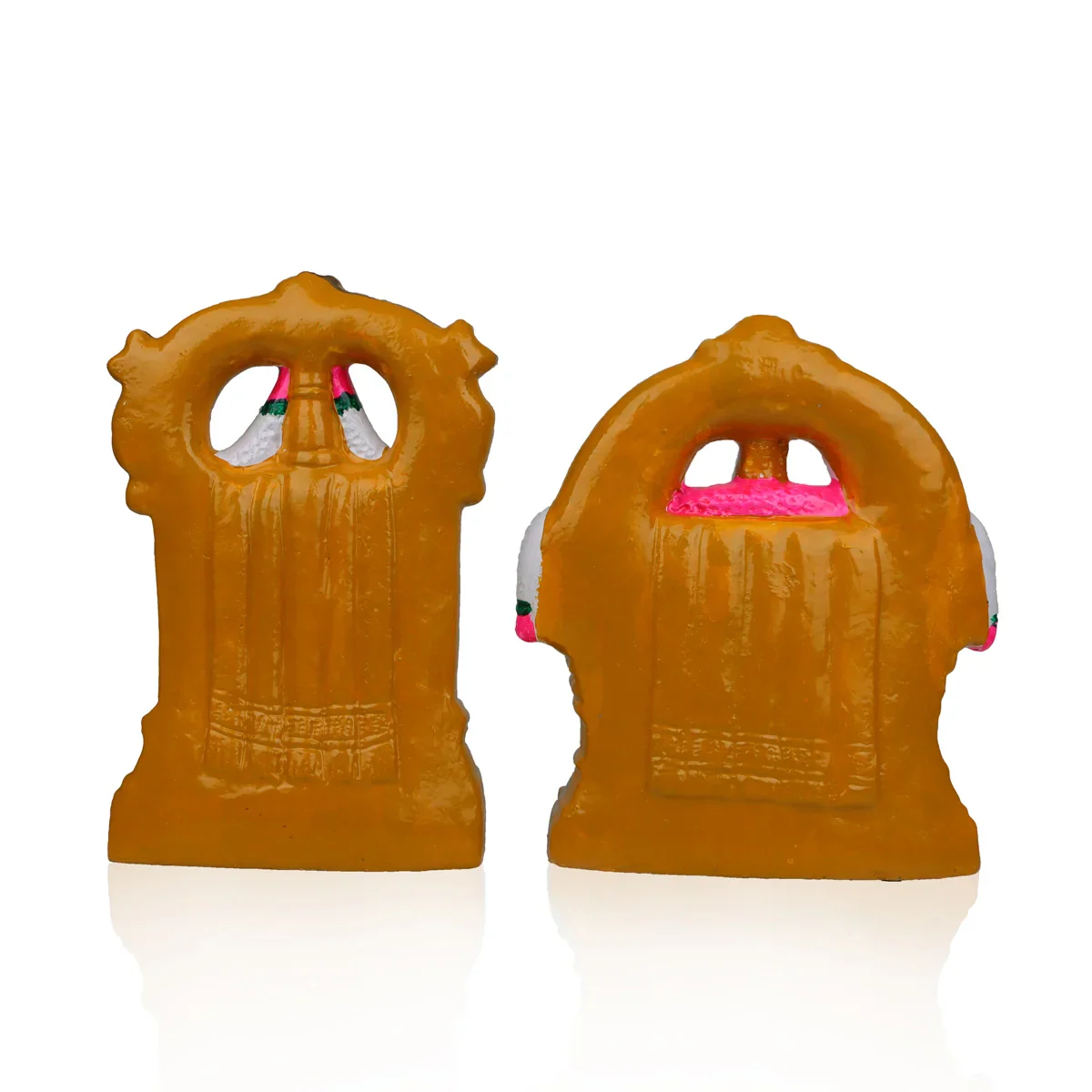 Balaji Perumal Thayar Clay Golu Bommai Pair - 10 x 9 Inches | Giri Golu Doll/Navaratri Golu Bomma/Gombe/Bommai - Image 5