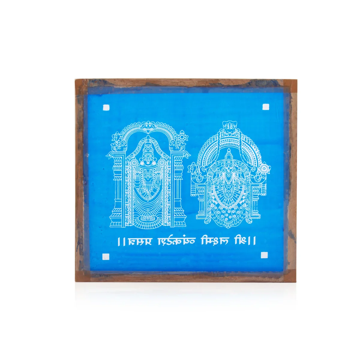 Perumal Thayar Stencil - 10 x 6 Inches | Kolam Stencil/ Rangoli Kolam Stencil for Pooja Room Decor - Image 3