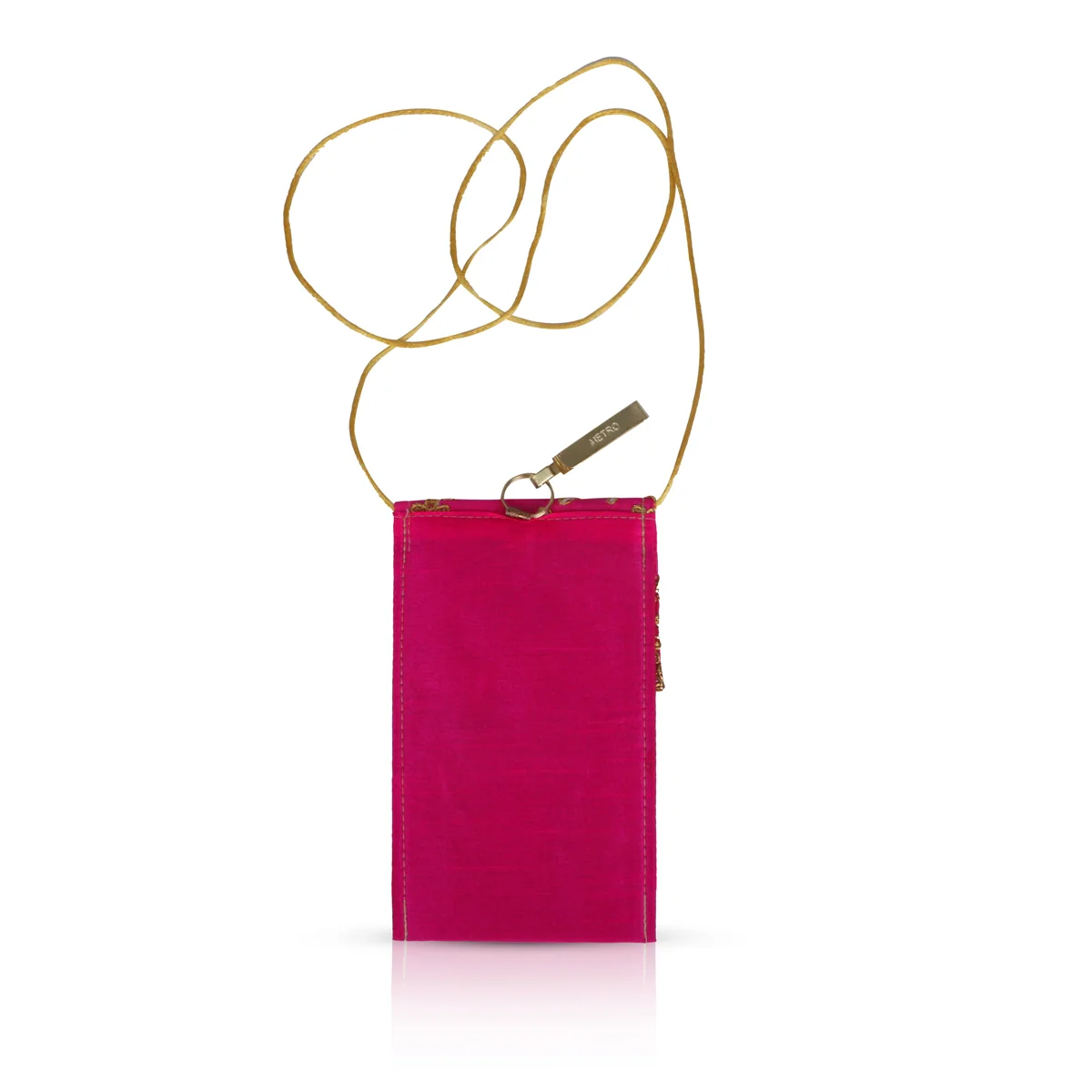 Phone Pouch - 7 x 4.25 Inches | Sling Purse/ Embroidery Sling Bag for Women - Image 3