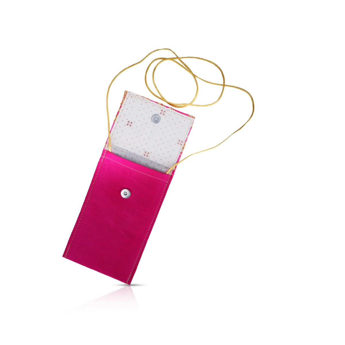 Phone Pouch - 7 x 4.25 Inches | Sling Purse/ Embroidery Sling Bag for Women - Image 5