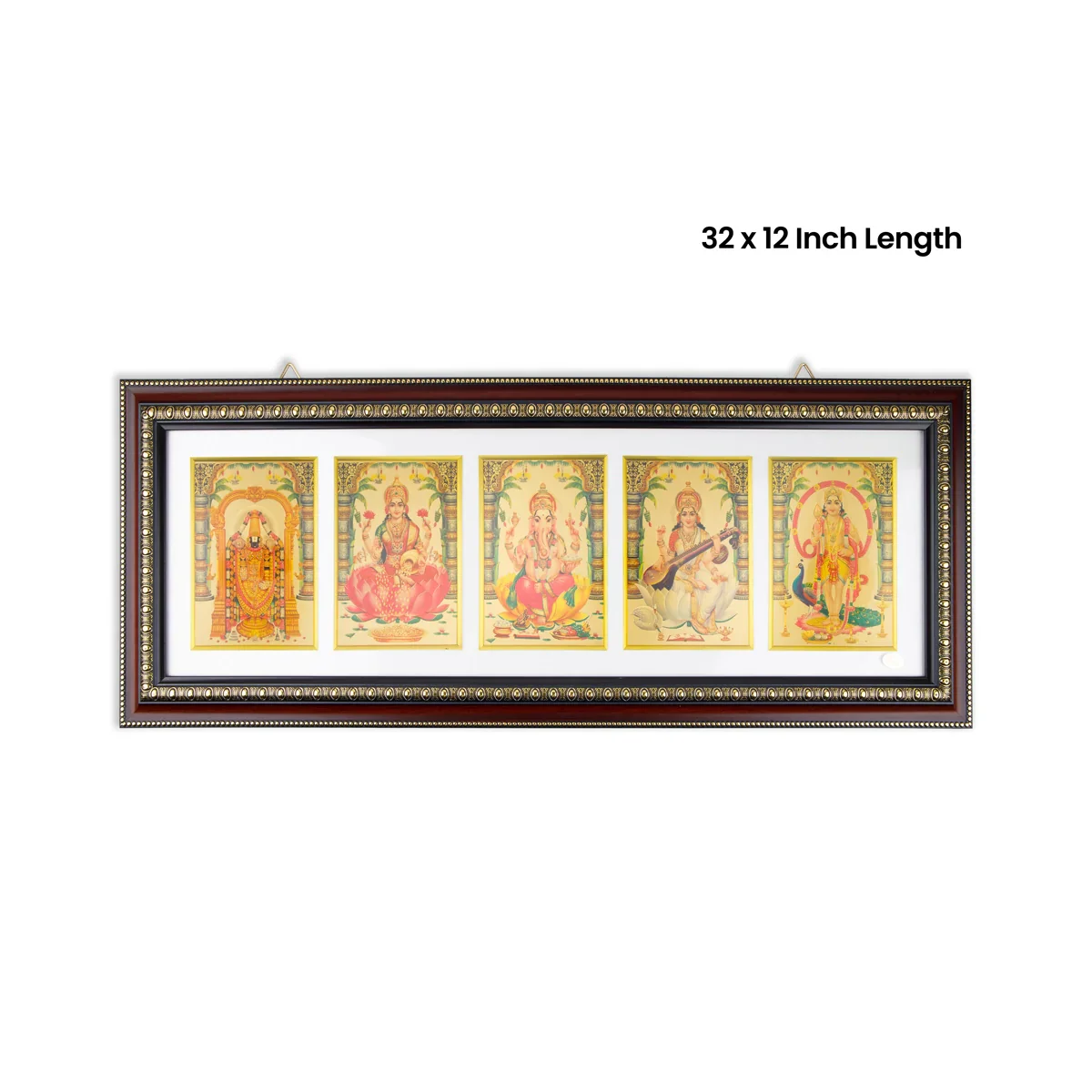 Photo Frame - 32 x 12 Inches | 5 In 1 Rosewood Picture Frame for Home - Image 5