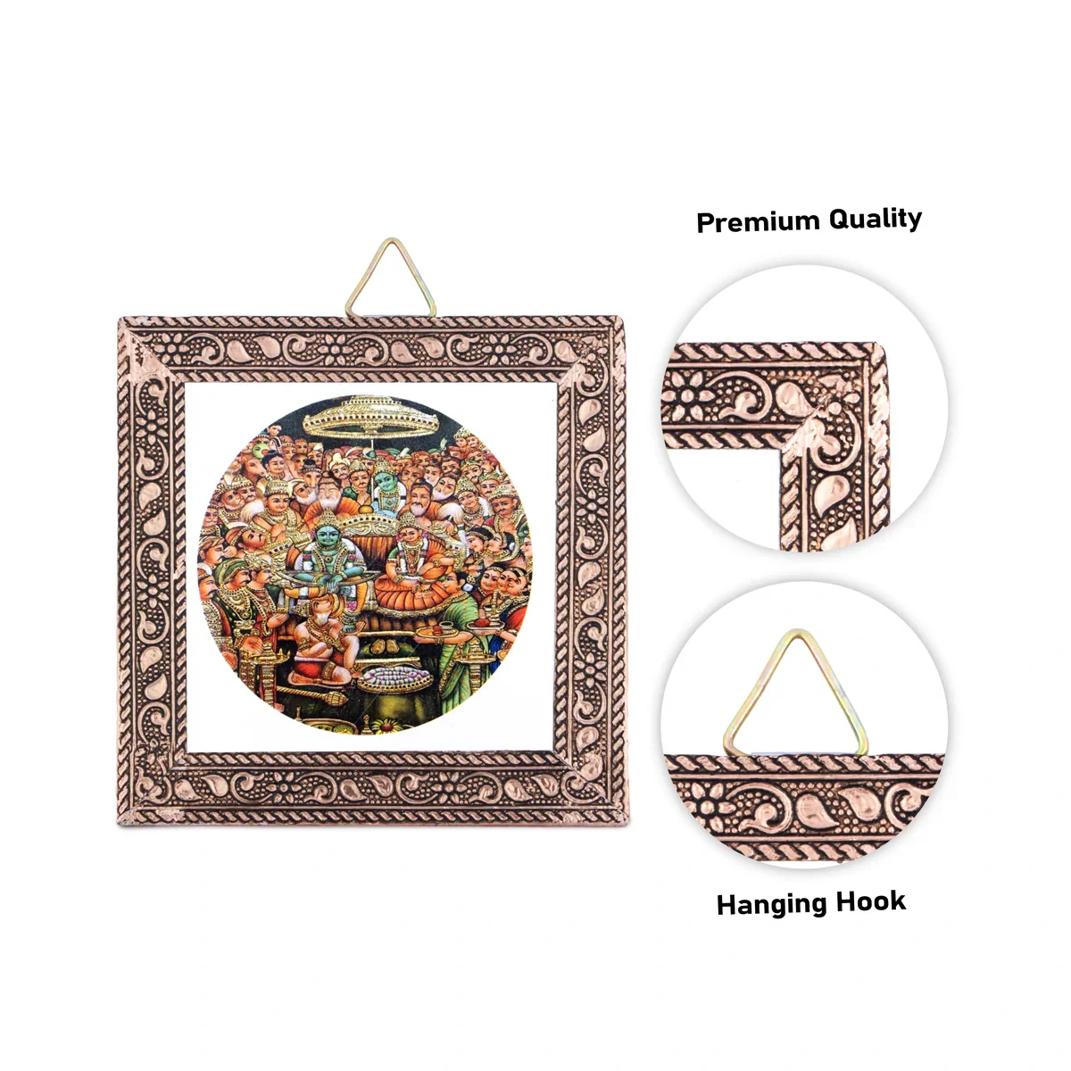 Photo Frame - 4 x 4 Inches | Picture Frame/ Photo Wall Hanging for Home/ Assorted Design - Image 13