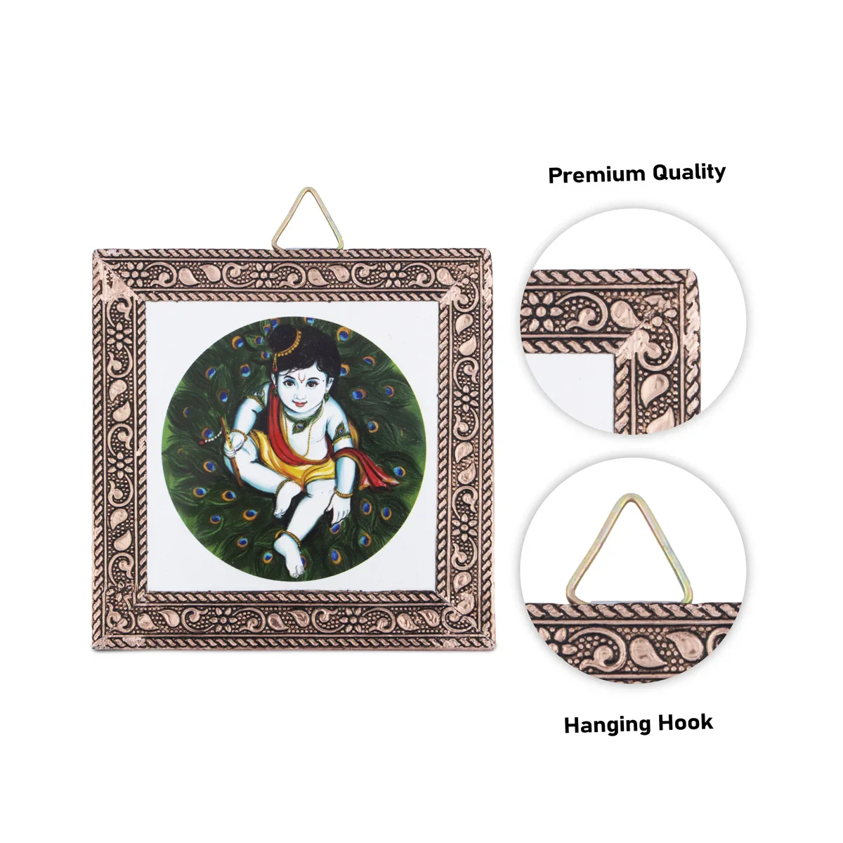 Photo Frame - 4 x 4 Inches | Picture Frame/ Photo Wall Hanging for Home/ Assorted Design - Image 8