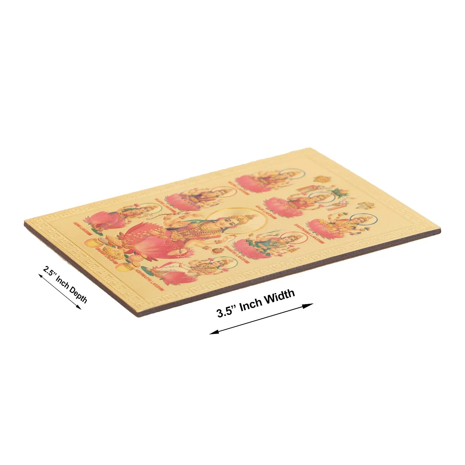 Photo Fridge Magnet - 3.25 x 2.25 Inches | Picture Magnet/ Golden Colour Photo Magnet for Home - Image 4