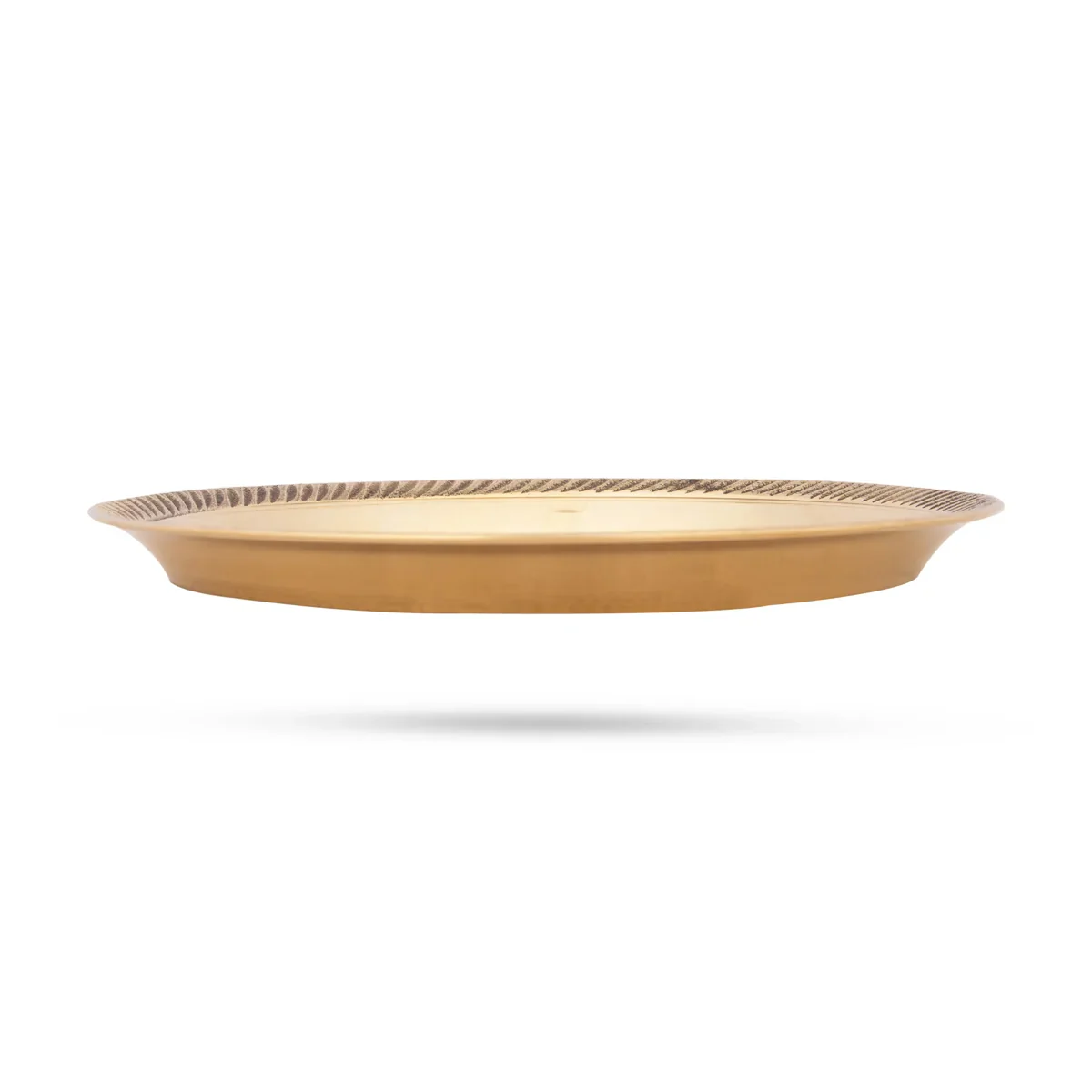 Pin Tray - 5.75 Inches | Brass Pooja Stand/ Brass Plate/ Asan for Deity/ 190 Gms Approx