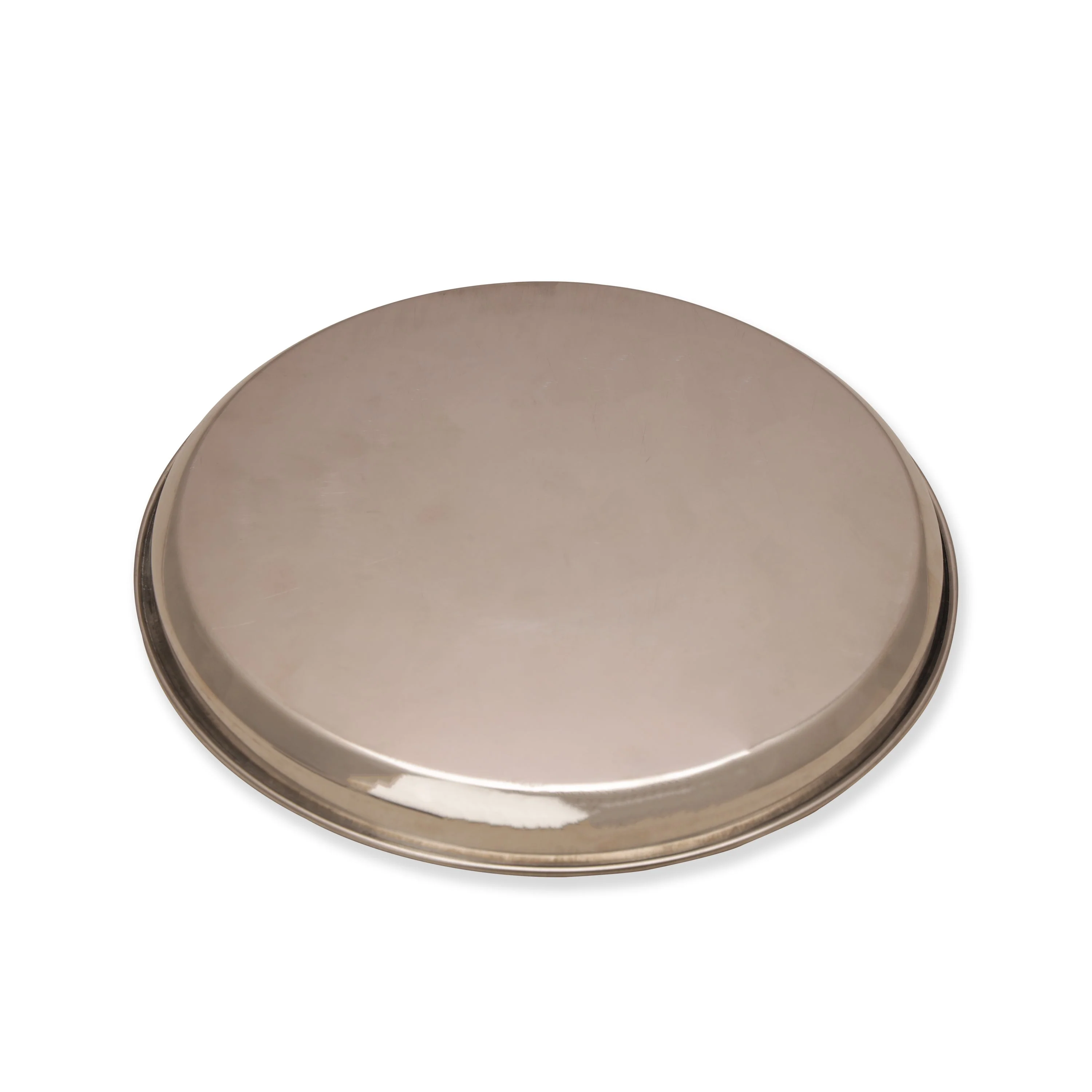Plate - 0.75 x 9 Inches | Stainless Steel Thali Plate/ Pooja Plate for Home - Image 3