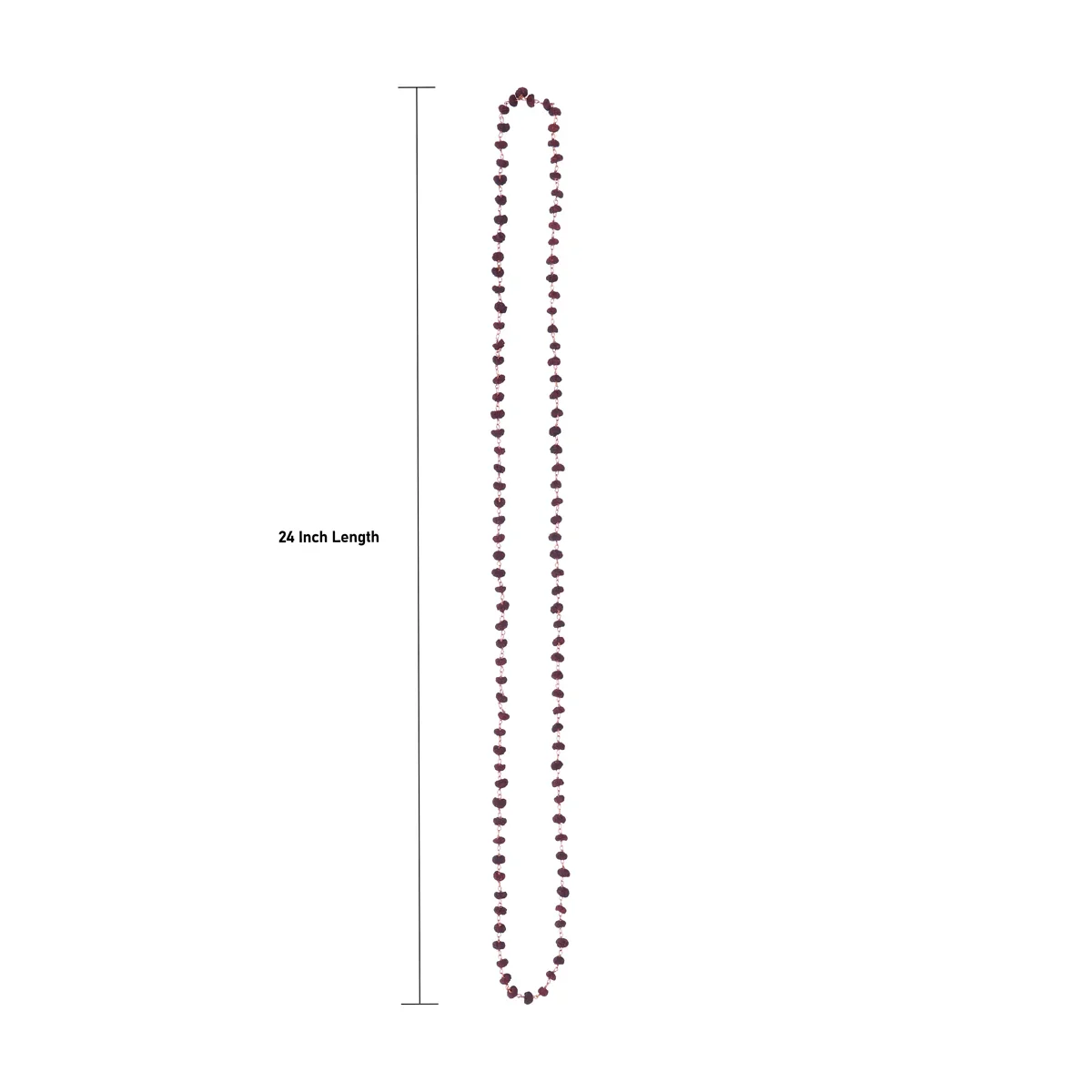 Poo Rudraksha Mala with Copper Kambi - 24 Inches | 108 Beads Japa Mala/ Kantha Mala for Men and Women - Image 3