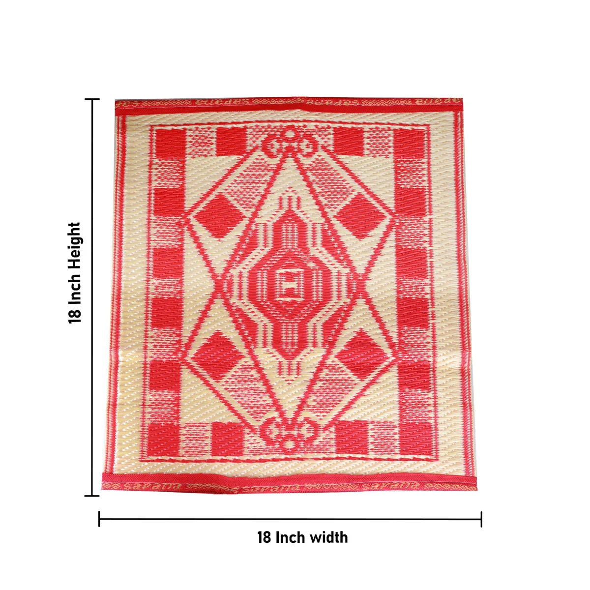 Pooja Aasan - 18 X 25 Inches | Yoga Mat/ Puja Mat/ Meditation Mat For Daily Spiritual - Image 3