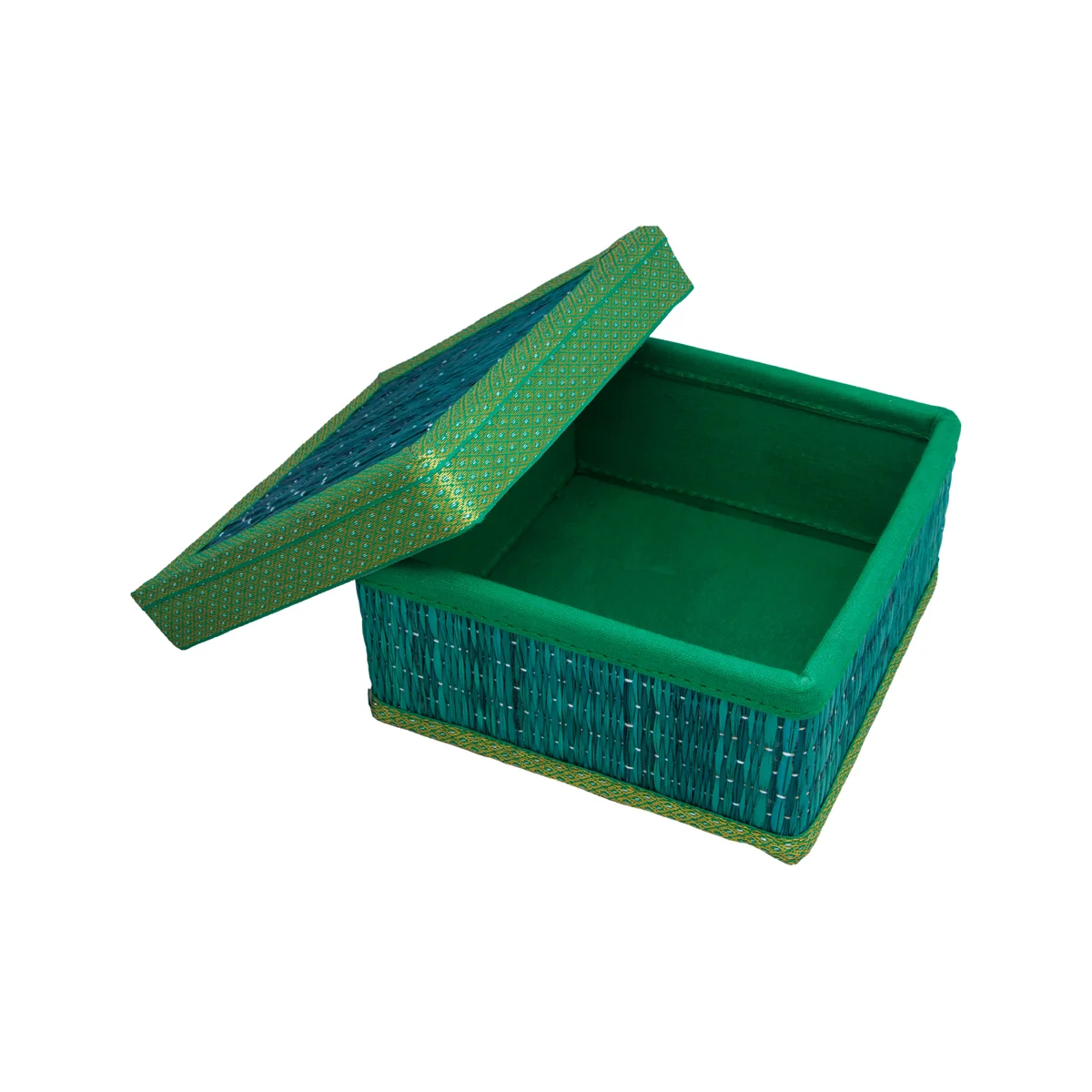 Pooja Box - 3 x 6 Inches | Korai Box with Lid/ Return Gift/ Square Shape Storage Box for Home - Image 3