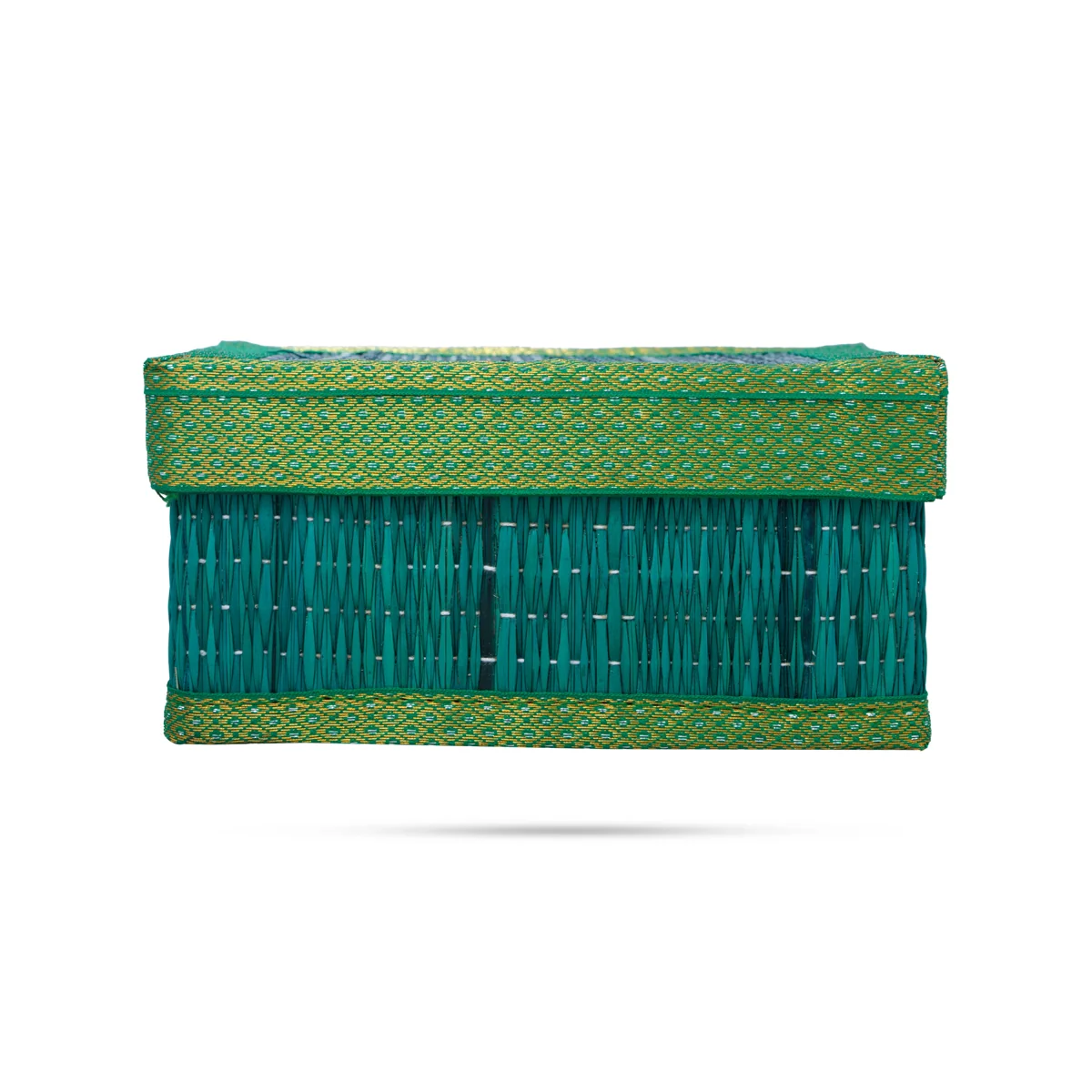Pooja Box - 3 x 6 Inches | Korai Box with Lid/ Return Gift/ Square Shape Storage Box for Home - Image 4