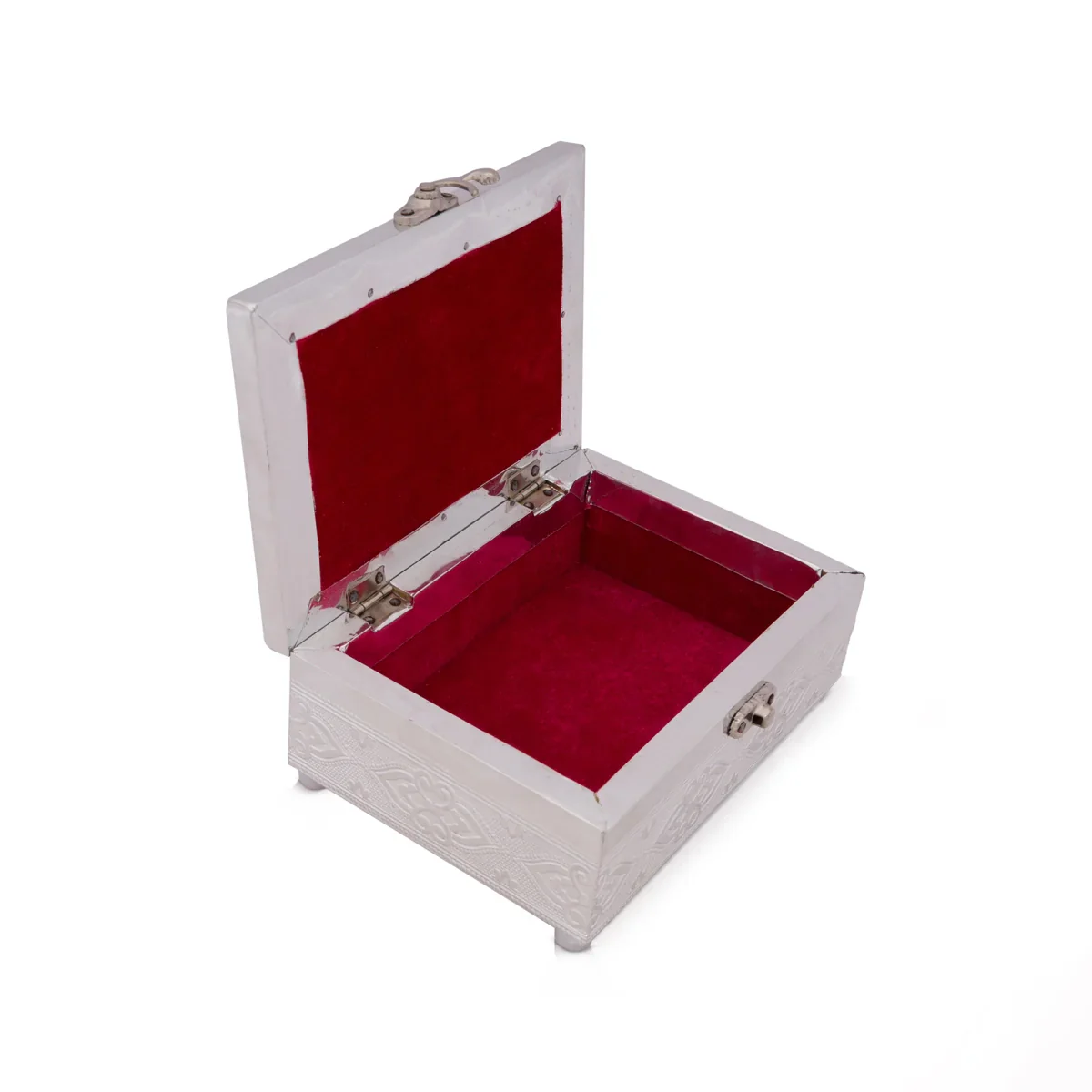 Pooja Box - 3 x 7 Inches | Storage Box/ Gold & Silver Polish Jewellery Box for Home - Image 4