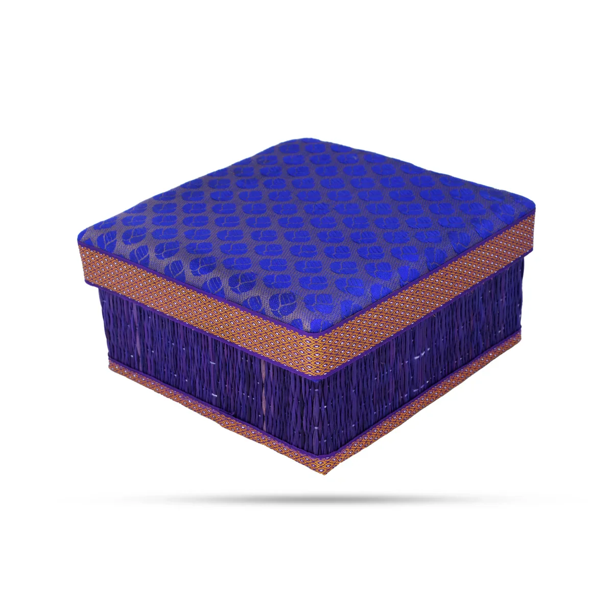 Pooja Box - 4 x 6 Inches | Korai Box with Lid/ Return Gift/ Square Shape Storage Box for Home - Image 2