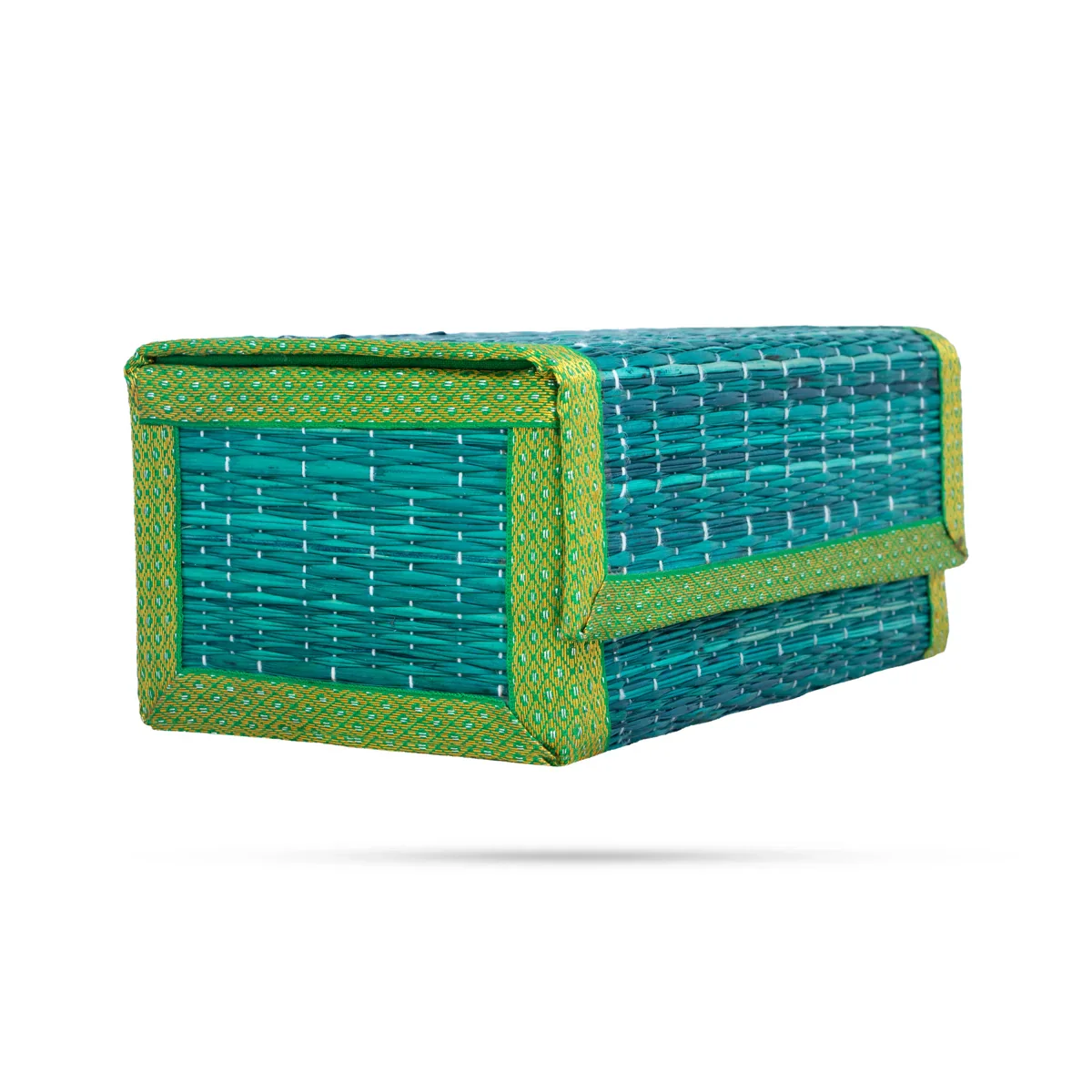 Pooja Box - 7 x 3 x 4 Inches | Korai Box with Magnet Lid/ Return Gift/ Storage Box for Home - Image 2