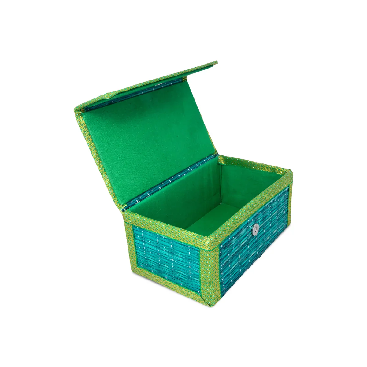 Pooja Box - 7 x 3 x 4 Inches | Korai Box with Magnet Lid/ Return Gift/ Storage Box for Home - Image 5