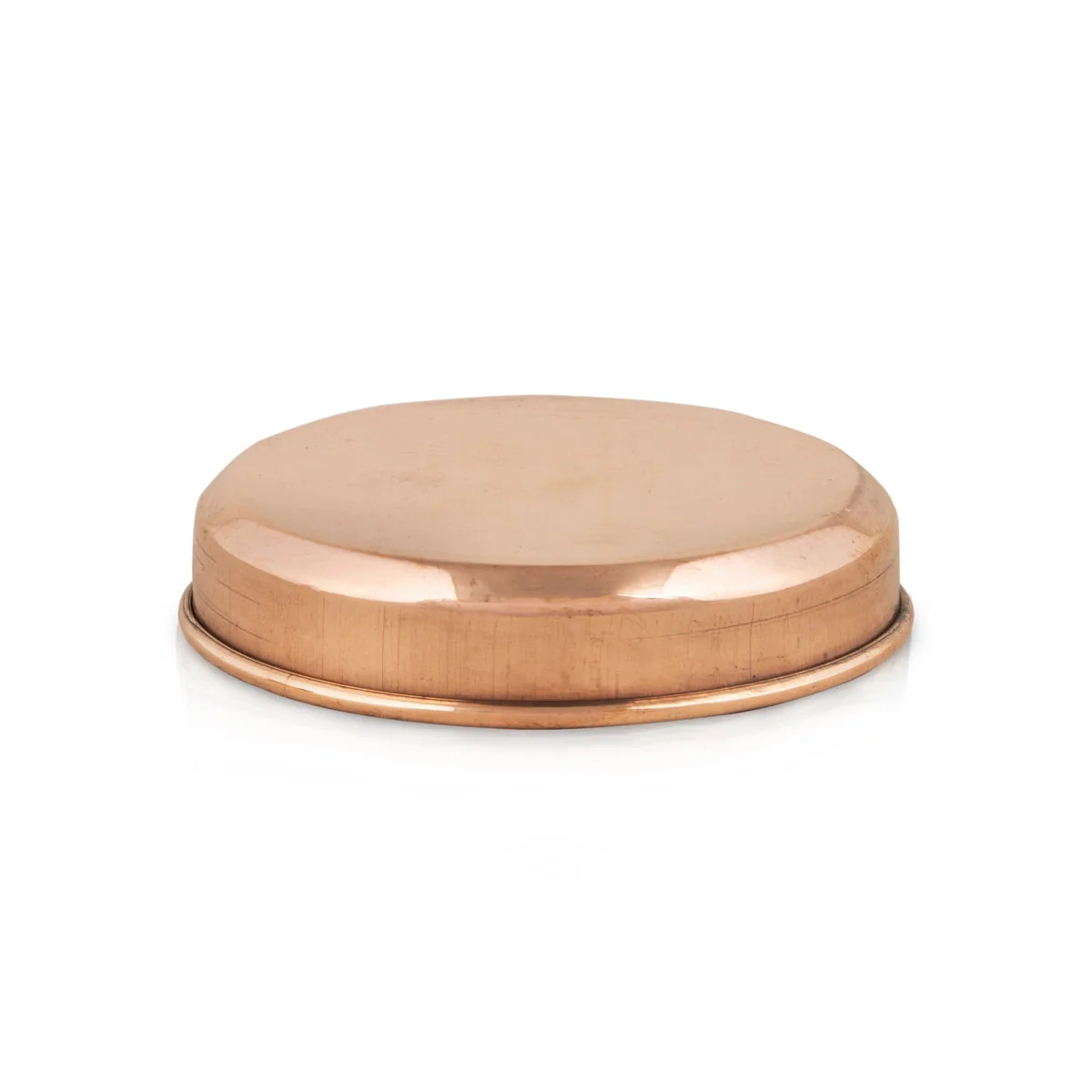 Pooja Box With Lid - 2 x 2.75 Inches | Copper Box/ Storage Container/ Jewelry Organizer for Home - Image 4