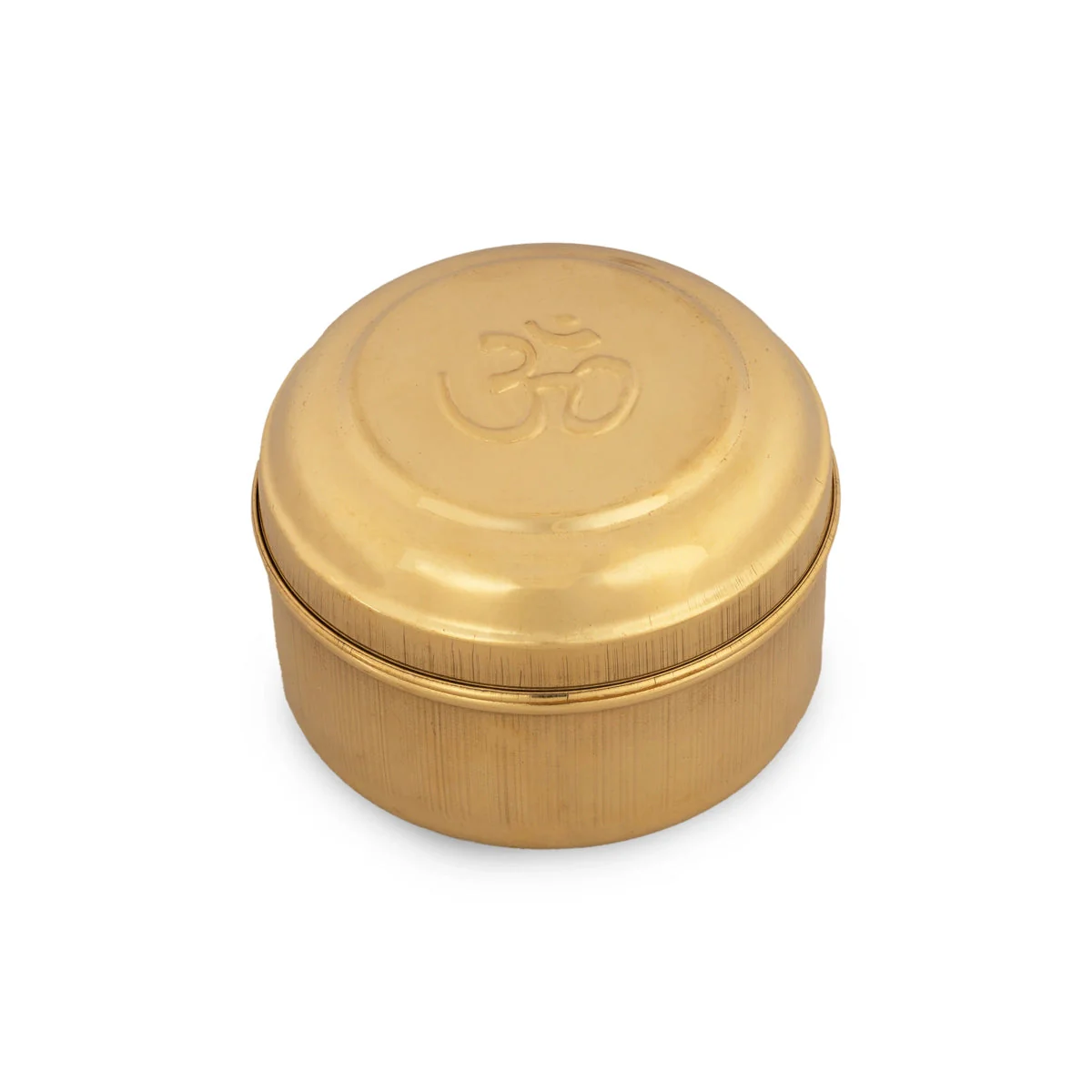 Pooja Box With Lid - 3 x 4 Inches | Storage Container/ Jewelry Organizer/ Brass Box for Home - Image 3